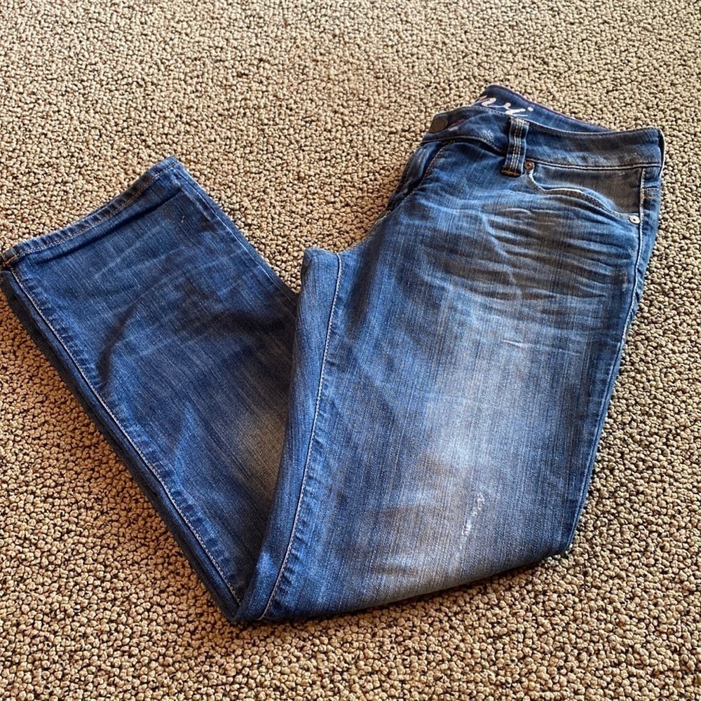 Mavi Denim Jeans Size 28/30 Style is Patti w/ Slight Distressing in EUC